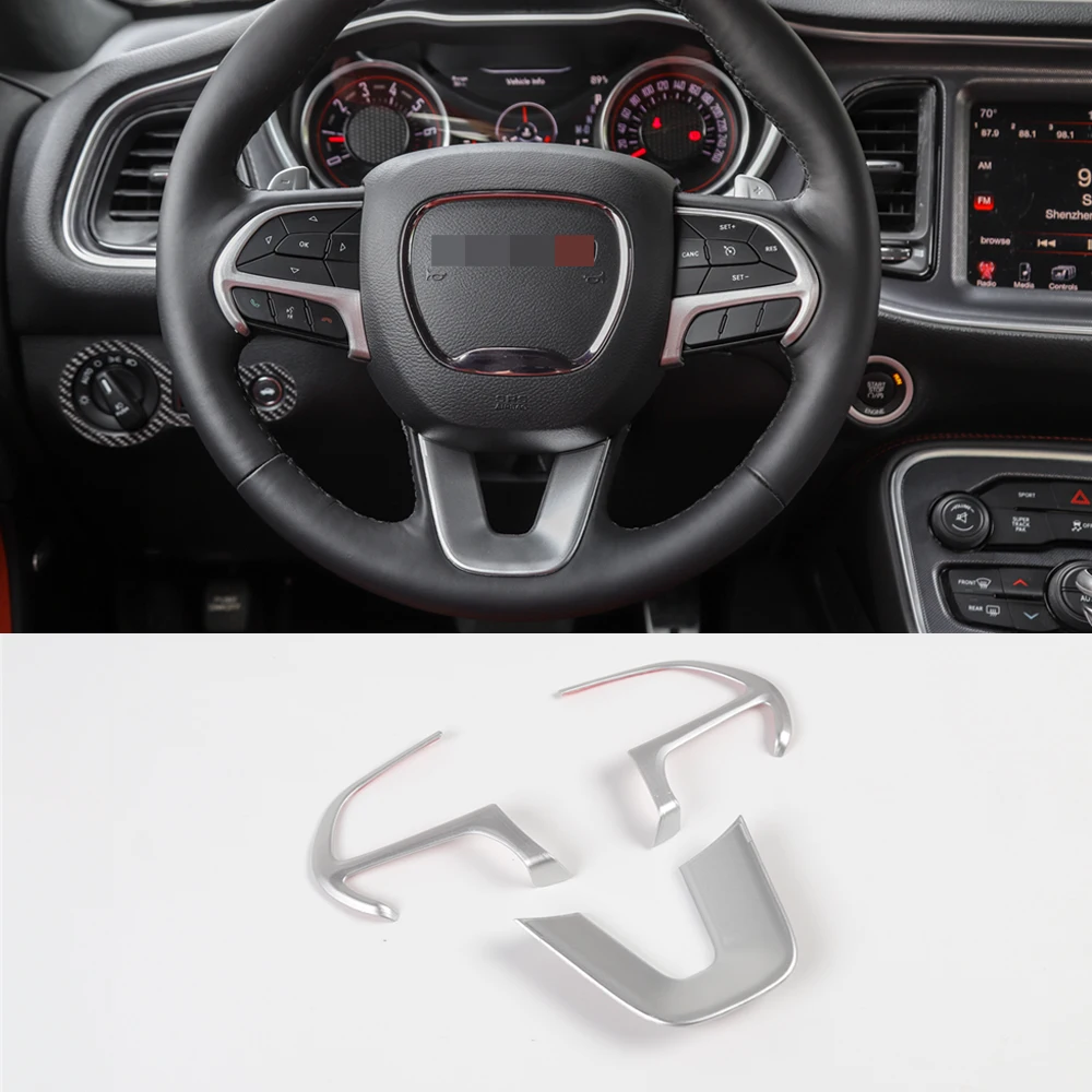 Пуговица на руль автомобиля ABS декоративная отделка Подходит для Dodge Challenger