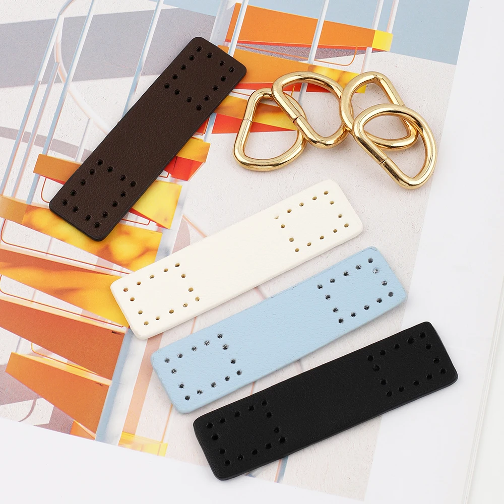 2 шт. пряжки для сумок ручной работы из кожи и металла