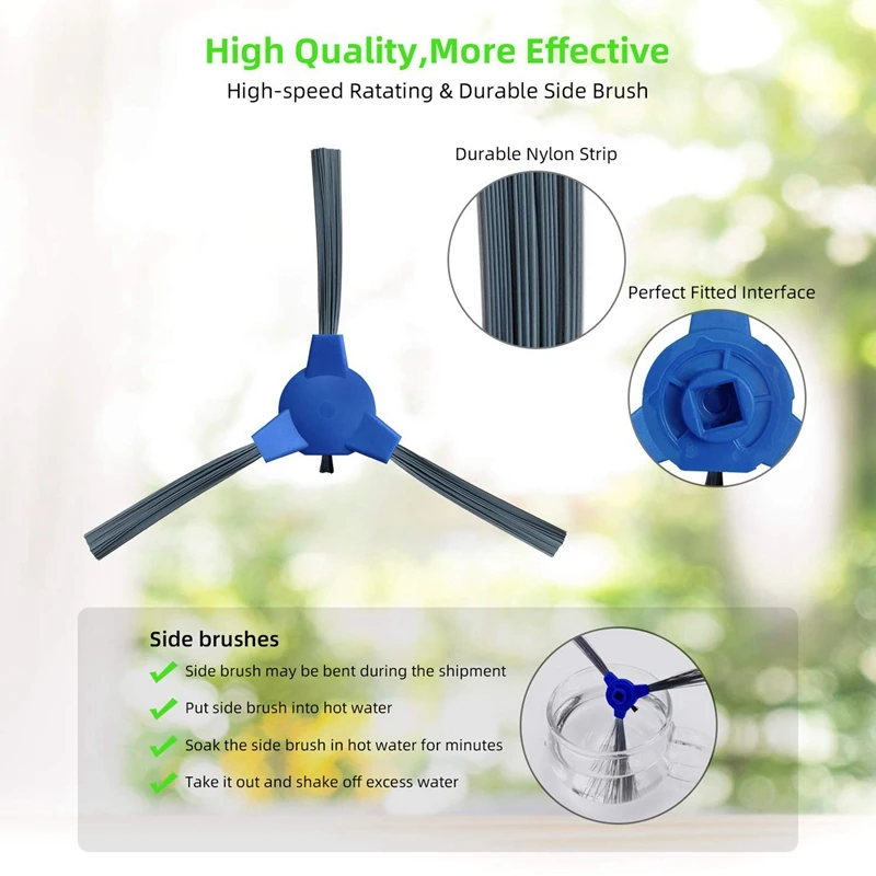 

Accessories Kit For Eufy Robovac 11S 12 30C 15T 15C 35C Robotic Vacuum Cleaner Main Side Brush Hepa Filter