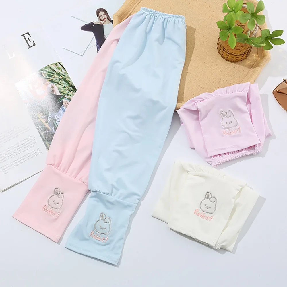 

Female Hand Sleeves Lantern Ice Sleeves Ice Silk Arm Protector for Women For Kids