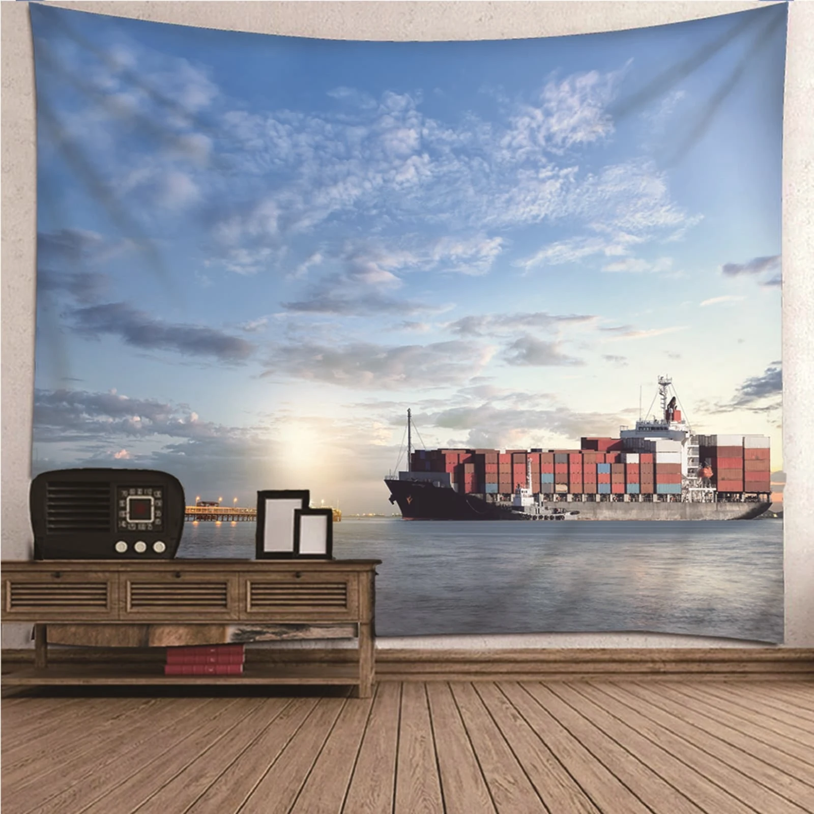 

Tapestry Kits Wall Hanging Bedroom natural scenery Sea & Freight Wall Hanging Blanket Dorm Art Decor Covering