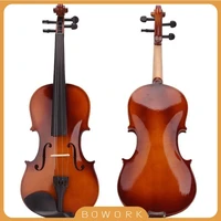 44 34 12 14 18 size fiddle men violin acoustic violin fiddle wcase bow rosin vintage color whole set for beginner student