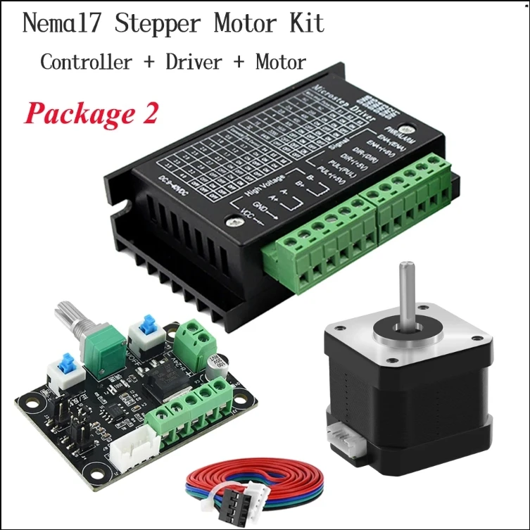 

Драйвер шагового двигателя 17HS4401 TB6600 4A MKS OSC