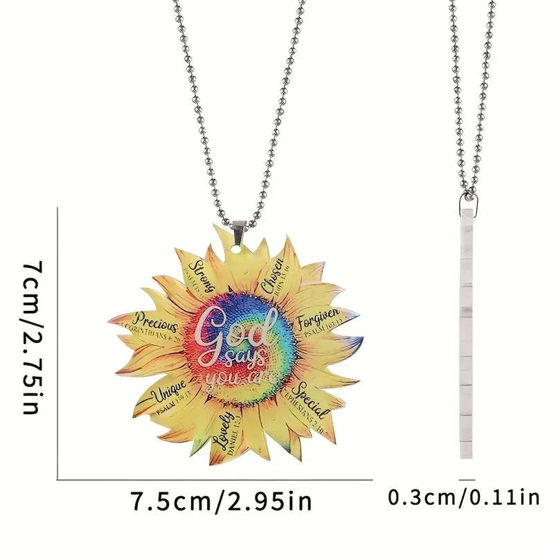 Акриловые украшения для автомобиля и дома включая топперы с подсолнухом