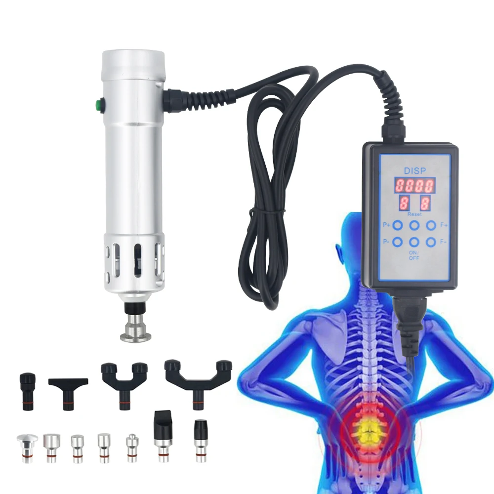 

Portable 11 Heads Extracorporeal Shockwave Therapy Machine Home Body Relax Massager ED Treatment Shock Wave Chiropractic Device