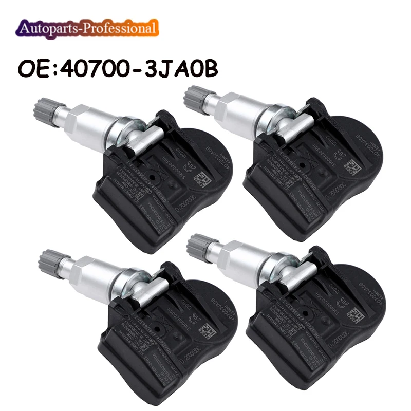 

4 pcs/lot New Car TPMS Sensor Tire Pressure Monitor Systems For Nissan Infiniti 40700-3JA0A 40700-3JA0B 407003JA0A 407003JA0B