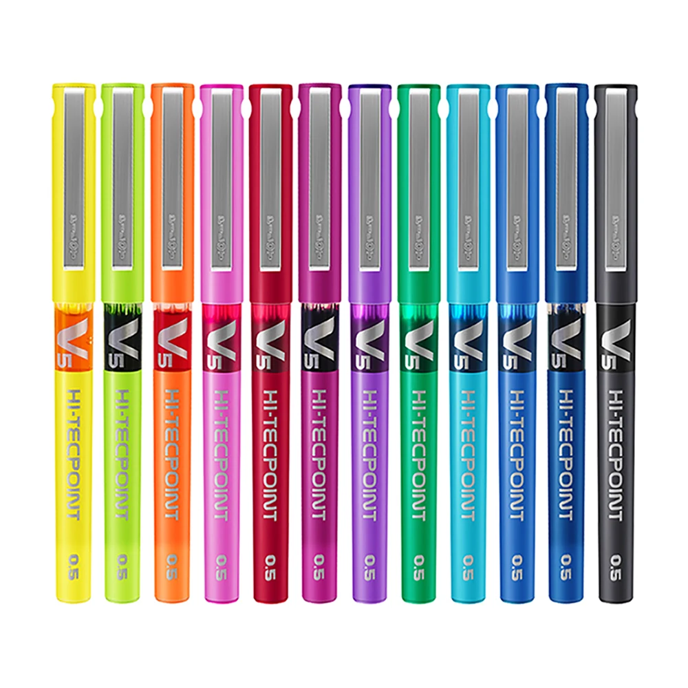 

Гелевые ручки Pilot BX-V5 черного цвета