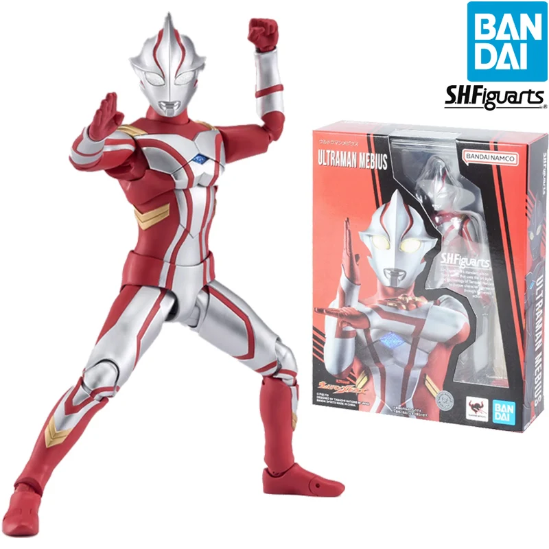 

In Stock Original BANDAI SPIRITS S.H.Figuarts SHF Ultraman Mebius 15CM Anime Figure Model Collectible Action Toys Gifts