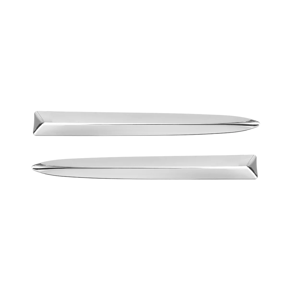 

735455041 / 735455042 Car Chrome Front Bumper Upper Moulding Strips Cover Trim for 500 2008-2015