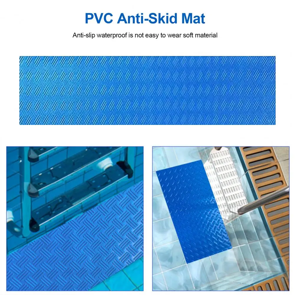 

Pool Liner Reusable Waterproof Uneven Surface Pool Non-slip Ladder Mat Swimming Pool Ladder Pad Ladder Mat