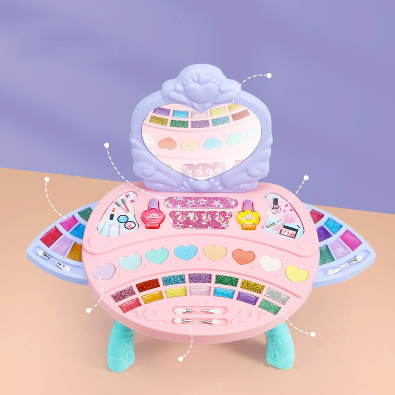 

Simulation Kids Makeup Toys Role Play Toys Cosmetics Make up Set for Kids Girls Xmas Gifts