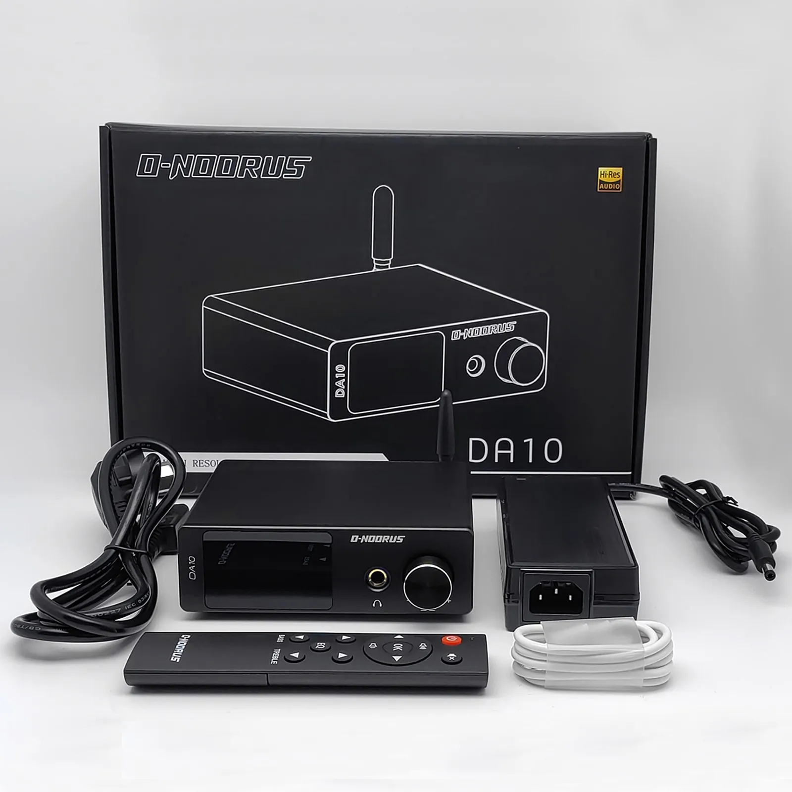 O-NOORUS DA10 HIFI Audio Sound Stereo Subwoofer Bluetooth Apt X USB DAC Amp Player DSP Full Digital Power Home Theater Amplifier images - 6