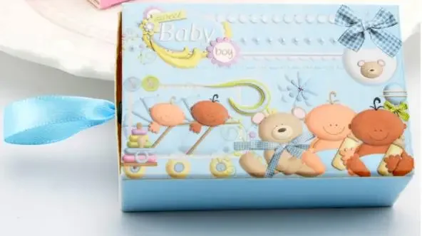 Креативный ящик для конфет подарочная коробка детского душа дня рождения