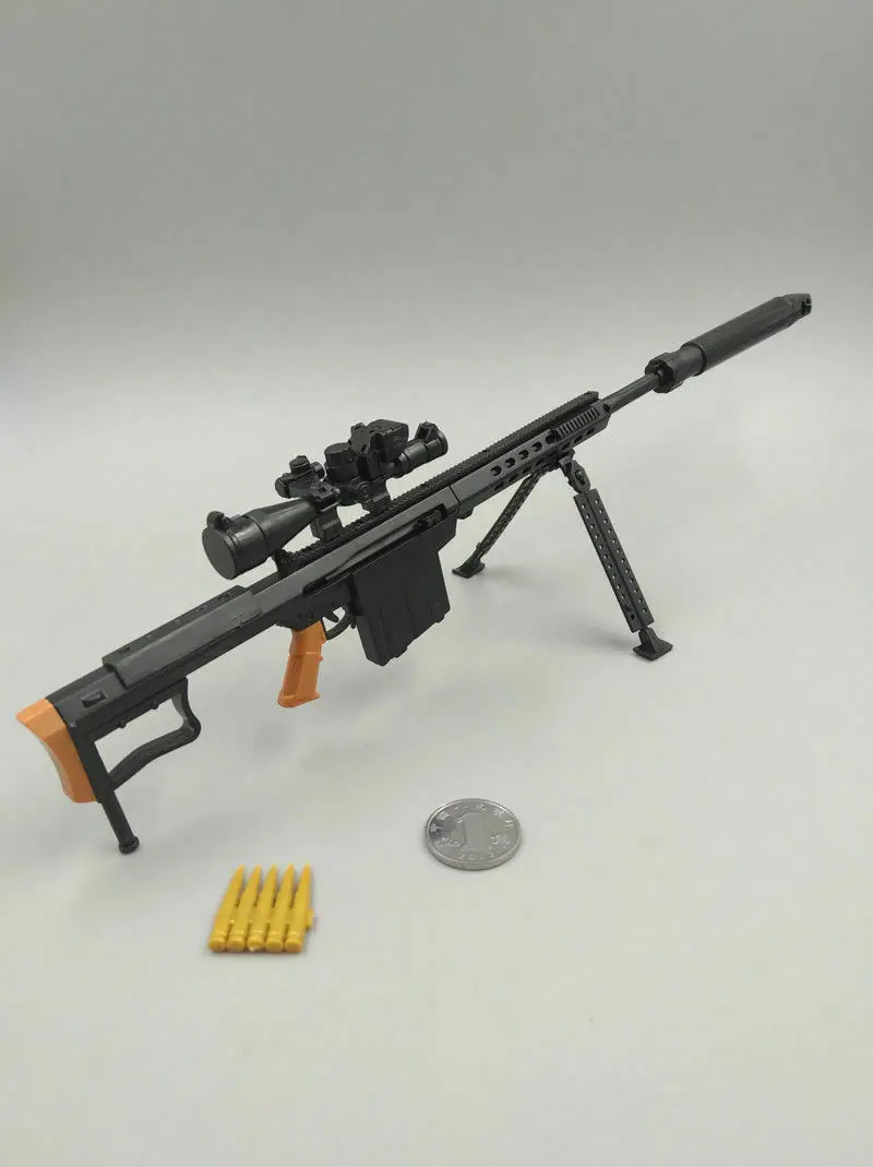 Снайперская винтовка Barrett в масштабе 1:6 M82A1 сборная игрушка пластиковая 4D модель