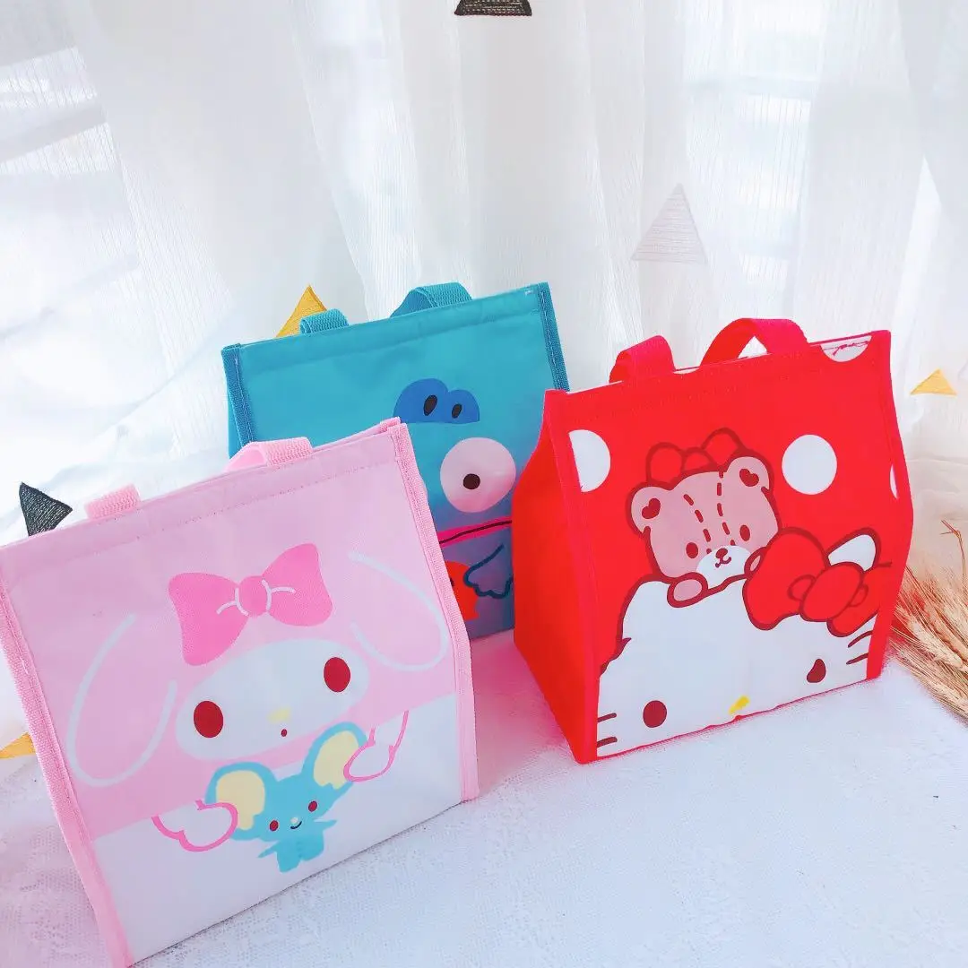 Новая сумка для ланча Hello Kitty водонепроницаемая изолированная мультяшная Sanrio Kuromi