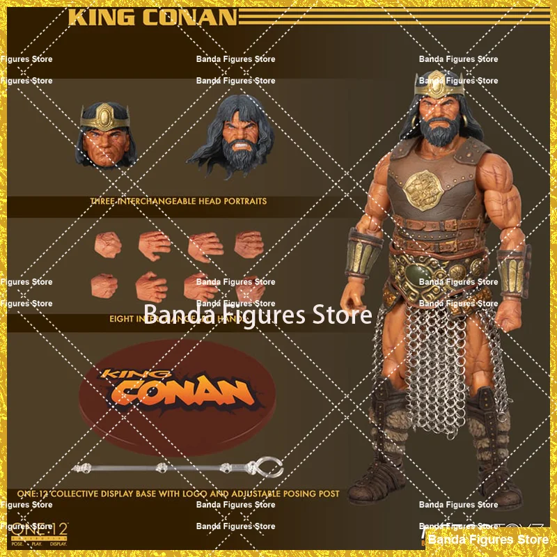 Оригинальный Mezco TOYZ 1/12 KING CONAN в наличии коллекция аниме фигурки модель игрушки