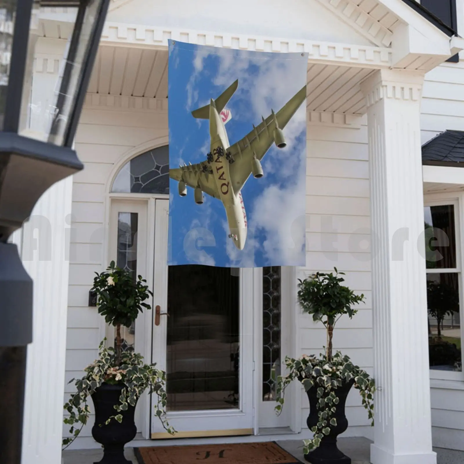 Открытый Декоративный Флаг для Катара флаг автомобиля Катар самолёт посадки 747 780