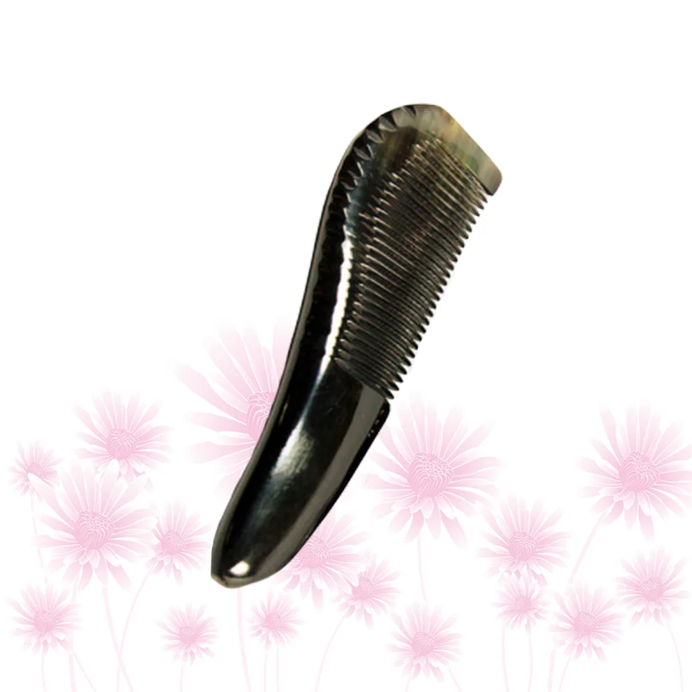 

Comb Hairanti Static Tool Horn Oxhairdressing Wide Stonejade Detangling Head Scalp Gua Buffalo Sha Small Meridian Sandalwood