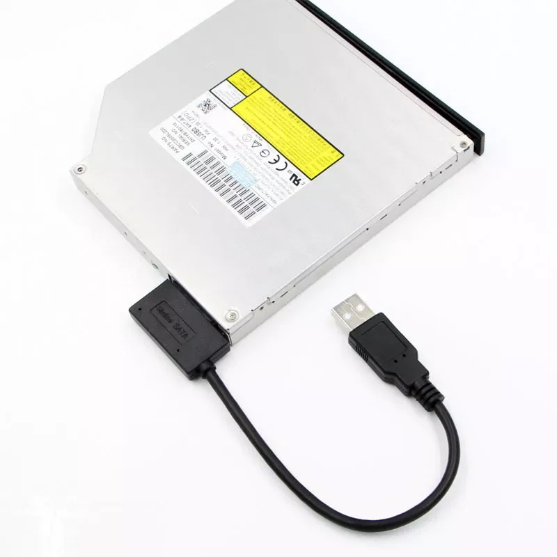 

Кабель-Переходник USB 2,0 для Mini Sata II 7 + 6 13Pin для ноутбука DVD/CD ROM Slim Line Drive