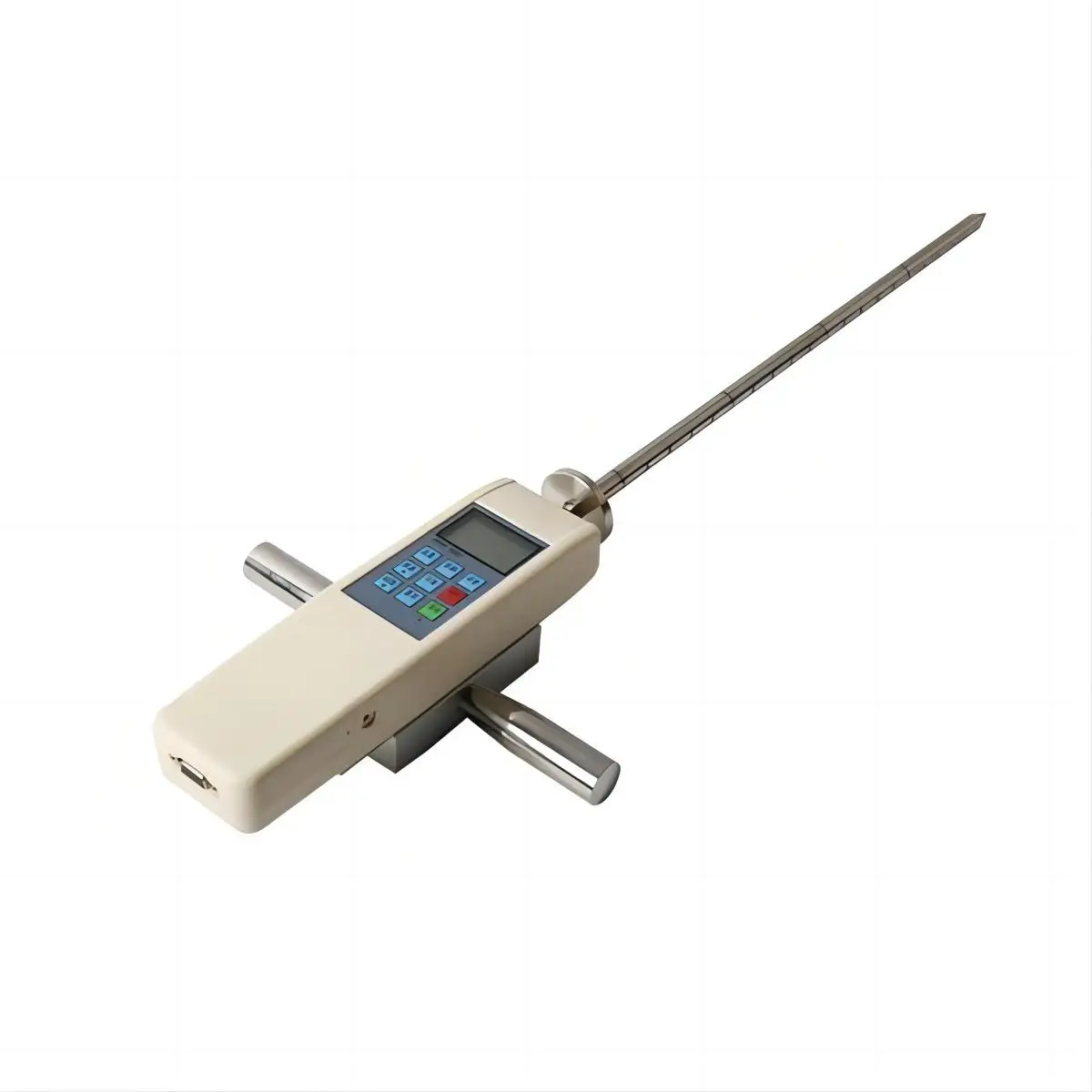 Портативный дисплей твердомера в сравнении почвы для точных измерений на месте