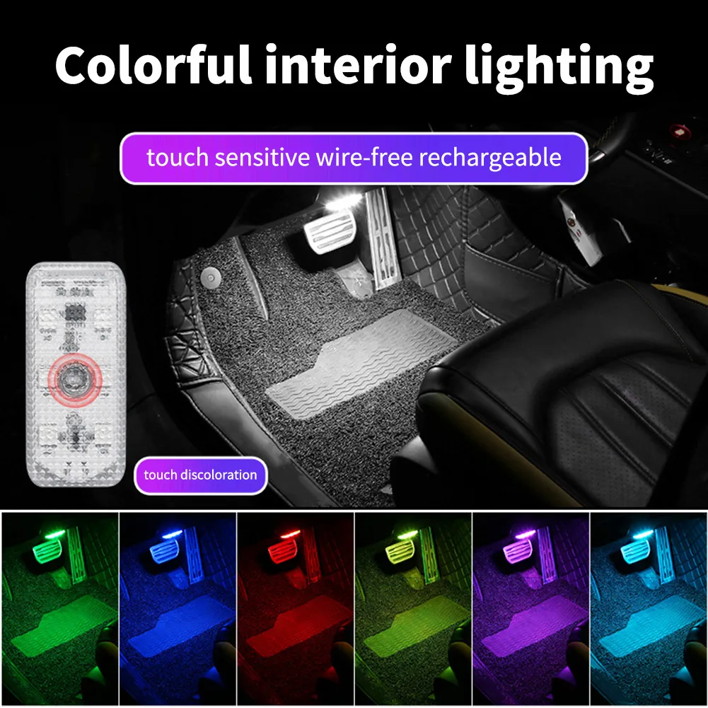 

Car Mini USB LED Atmosphere Lights Decorative Lamp For Party Ambient Modeling Automotive PortablePlug Play Auto Interior Led