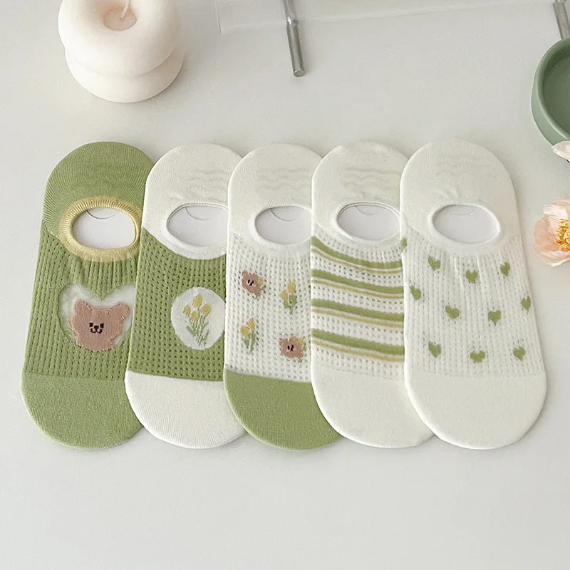 

Носки женские весенне-летние тонкие, из чистого хлопка