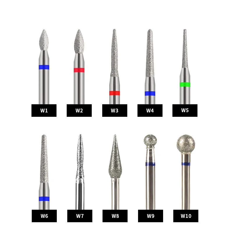 

Diamond Nail Drill Bit Rotery Electric Milling Cutter For Manicure Pedicure Manicure Files Cuticle Burr Accessories Nail Files