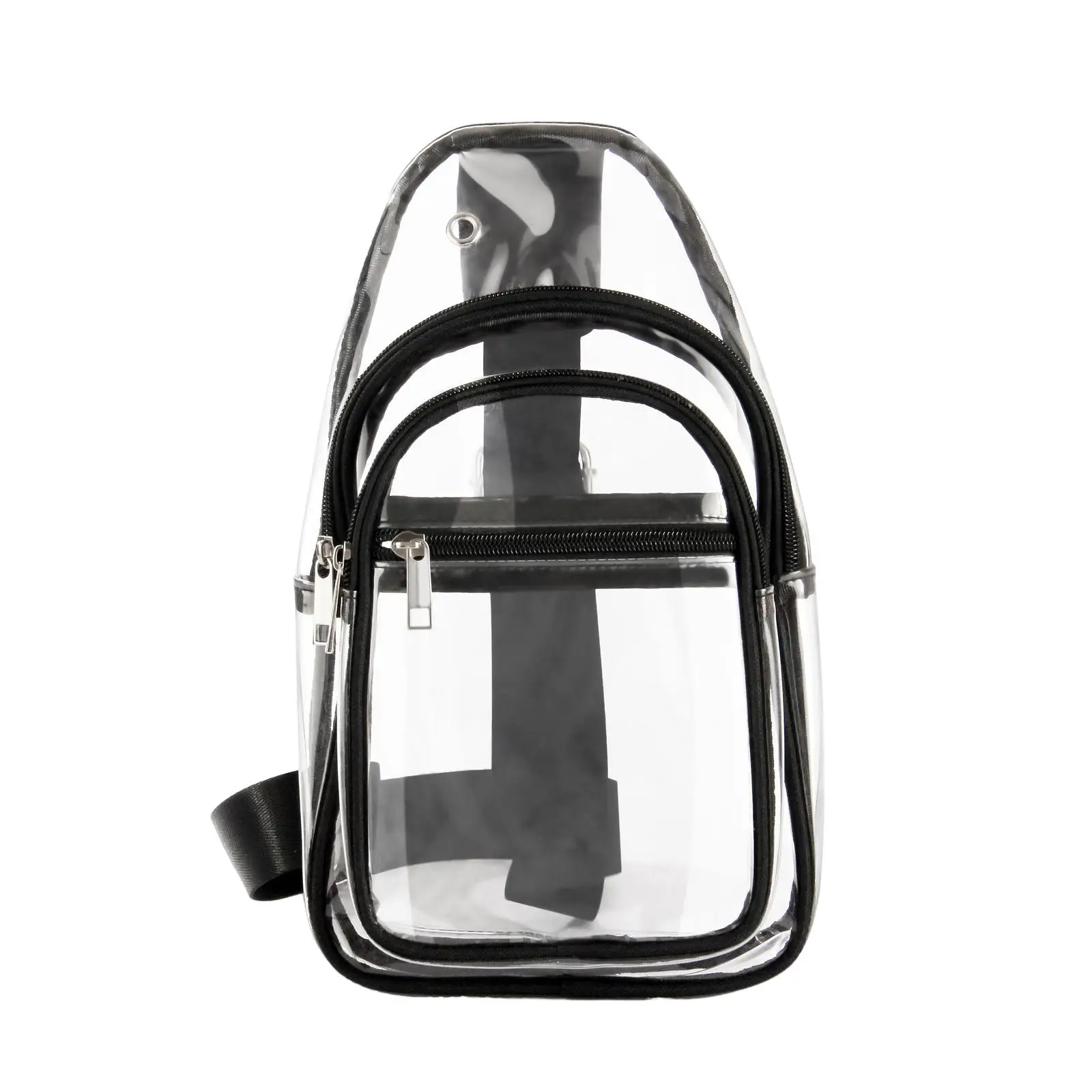 Clear Shoulder Bag Large Capacity Mini Multipurpose Casual PVC Chest Daypack for Cycling Stadium travel Men Women