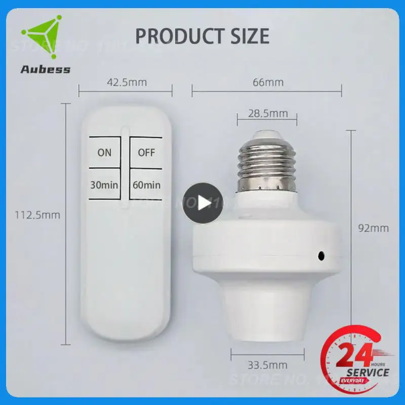 

Патрон-основа для лампы E27, основа для лампы с таймером, основа для лампы с дистанционным управлением, патрон для лампы с беспроводным дистанционным управлением, держатель для лампы для умного дома