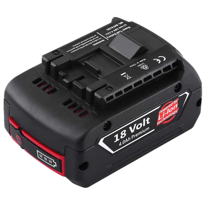 

3Pack 4,0 Ah Ersatz für Bosch 18V Batterie BAT618 BAT609 BAT622 BAT609G BAT618G BAT619 Cordless Power Tool Li-Ion batterie