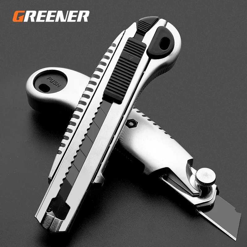 Utility Knife Paper Cutter New Youpin High Carbon Steel Art Gold Metal Blade Self-Locking Design Sharp Angle