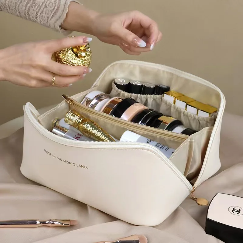 

Cosmetic Bag Women's Large Capacity Portable Premium Sense Storage Bag Travel Goods Wash Storage Bag