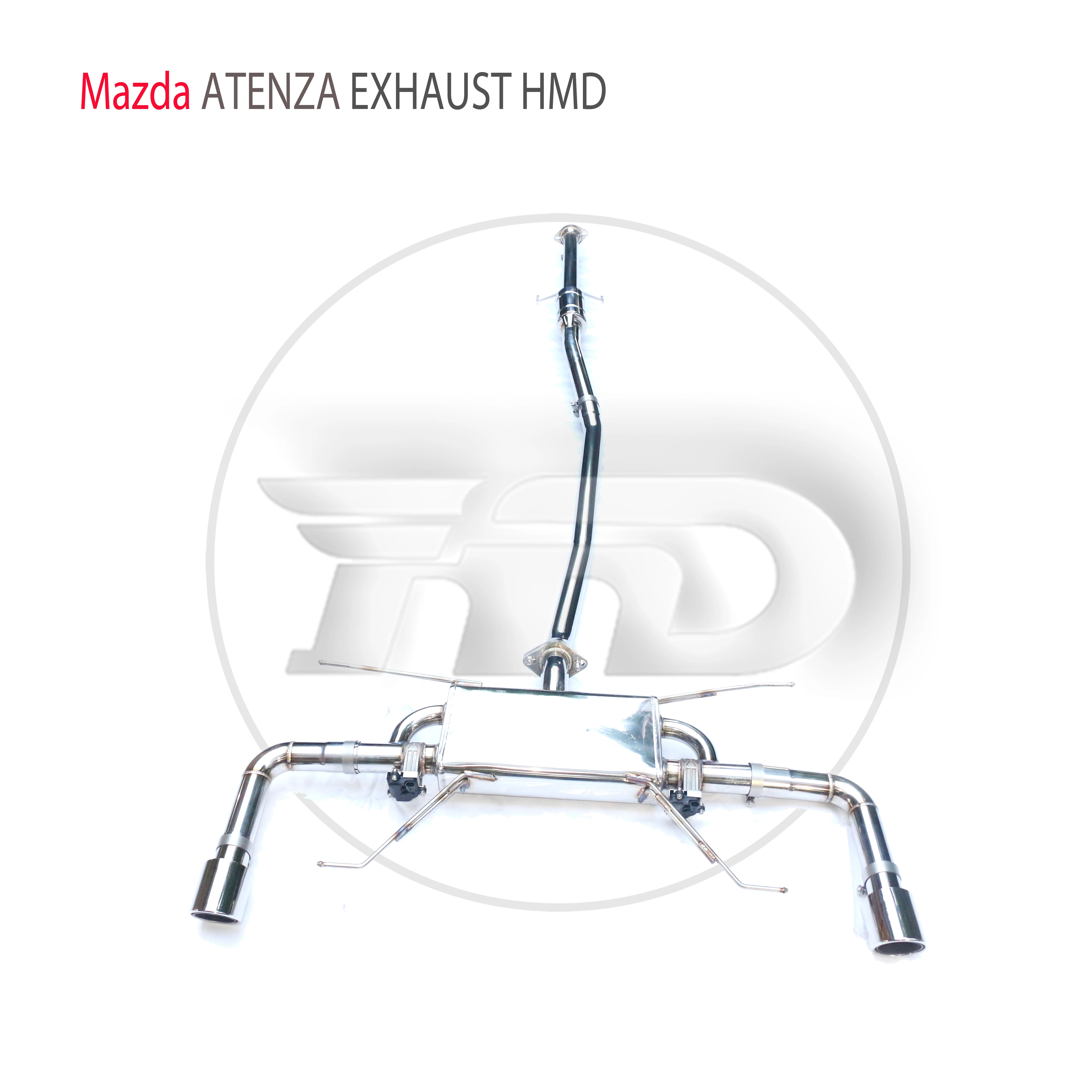 

HMD Stainless Steel Exhaust System Performance Catback is Suitable for Mazda 6 ATENZA Car Valve Muffler
