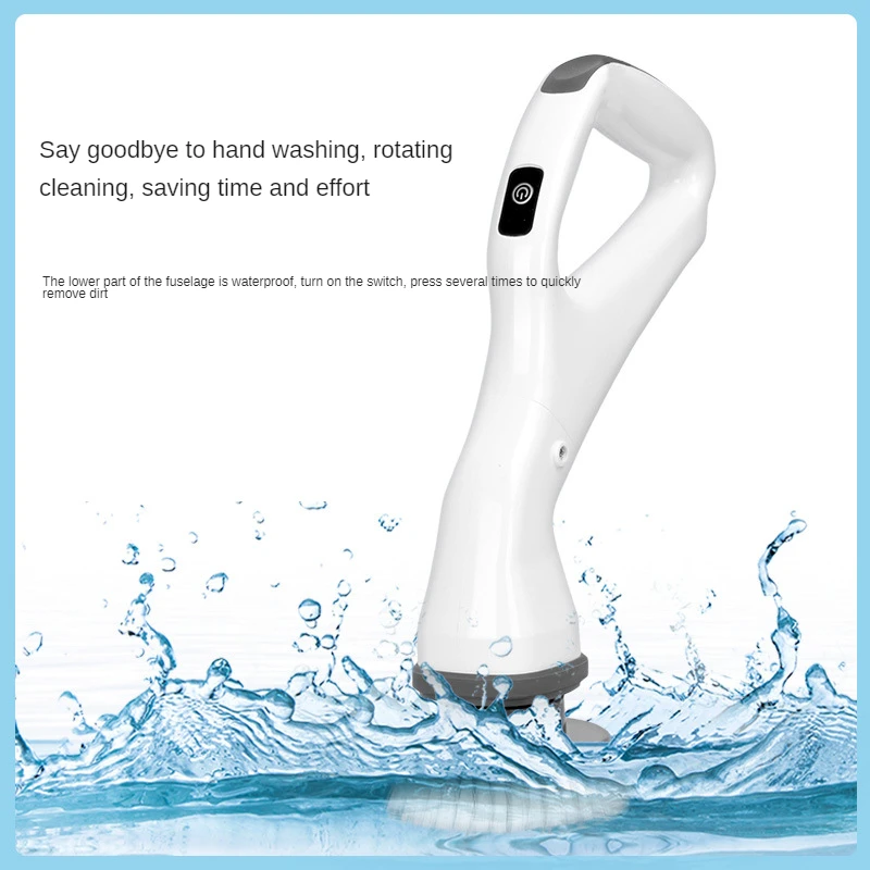 electric cleaning brush for home waterproof cleaner rotating scrubber cleaning brush bathroom cleaning tools set rechargeable free global shipping