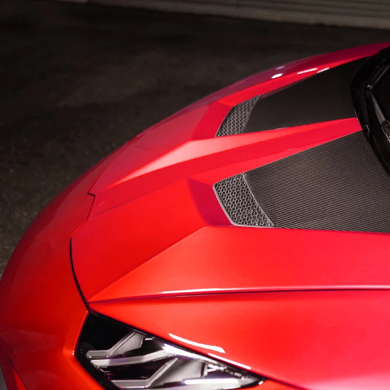 Крышка капота двигателя из сухого углеродного волокна для Vicenza edition Lamborghini Huracan