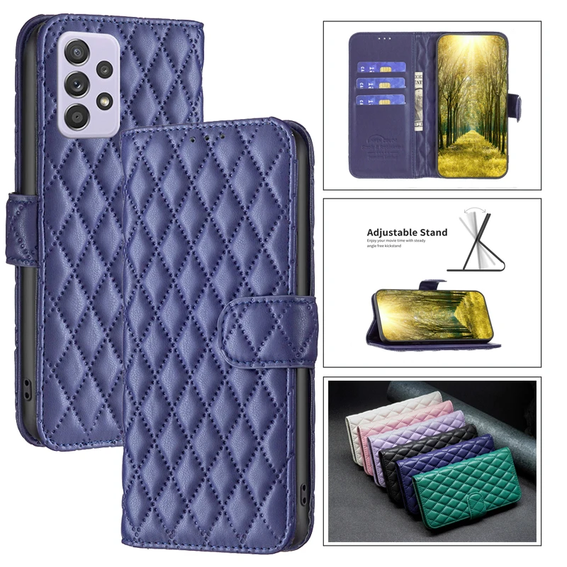 

For Samsung Galaxy A72 5G SM-A726B Leather Case Wallet Cover For Samsung A72 A 72 SM-A725F Fundas Stand Flip Phone Protect Cases