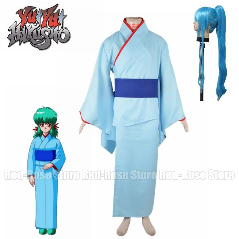 

Парик для косплея из аниме YuYu Hakusho Yukina, на заказ, любой размер