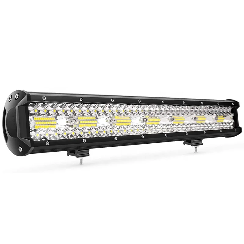 

Light Bars for Trucks 20inch Triple Row Flood Spot Combo 42000LM Bar Driving Boat Led Off Road Light Bar