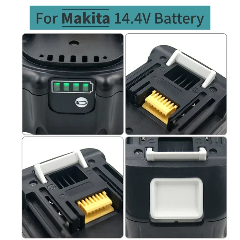 Сменная литиевая батарея 14 4 В 6 Ач для MAKITA BL1430 BL1415 194066 -1 194065 -3 194559 -8 MAK1430Li MET1821