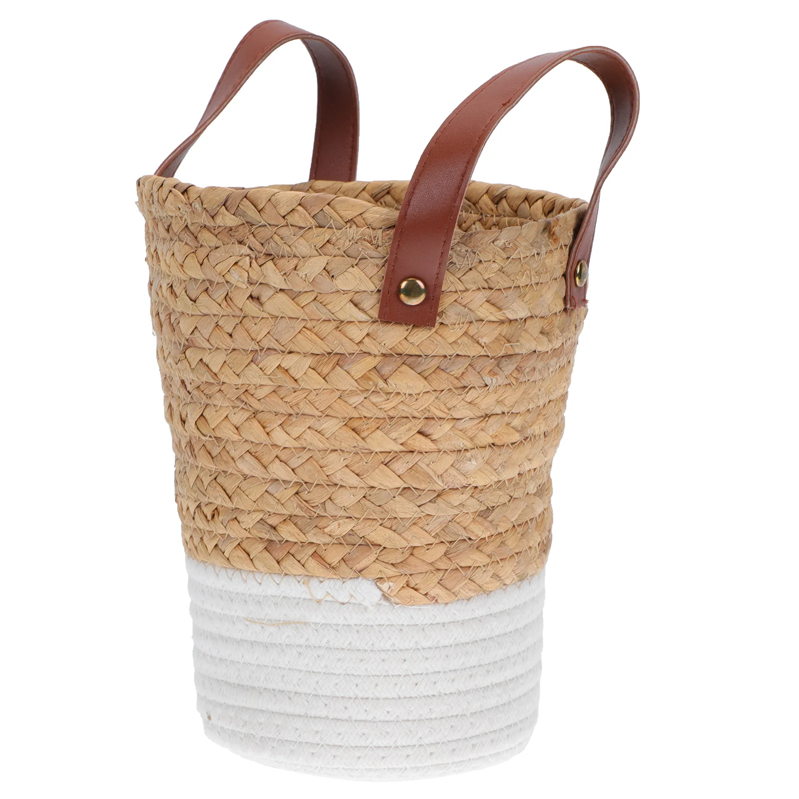 

Basketflower Pot Wovenbelly Jute Seaweedwicker Planter Rattan Hand Natural Weavebaskets Weaving Seagrass