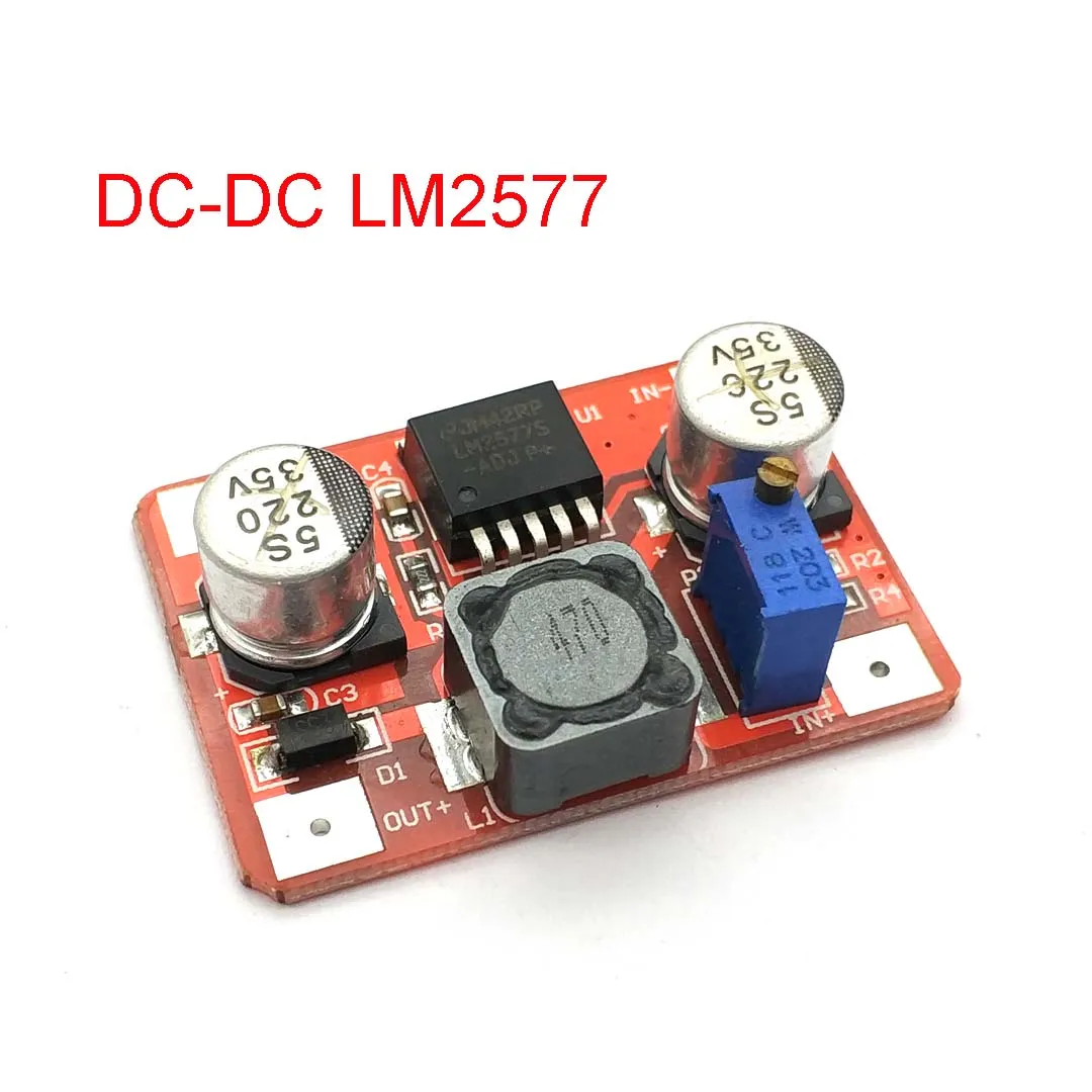 

LM2577 DC-DC Boost Module Input IN3.5-30V Output OUT 4-30V High-power Boost Module