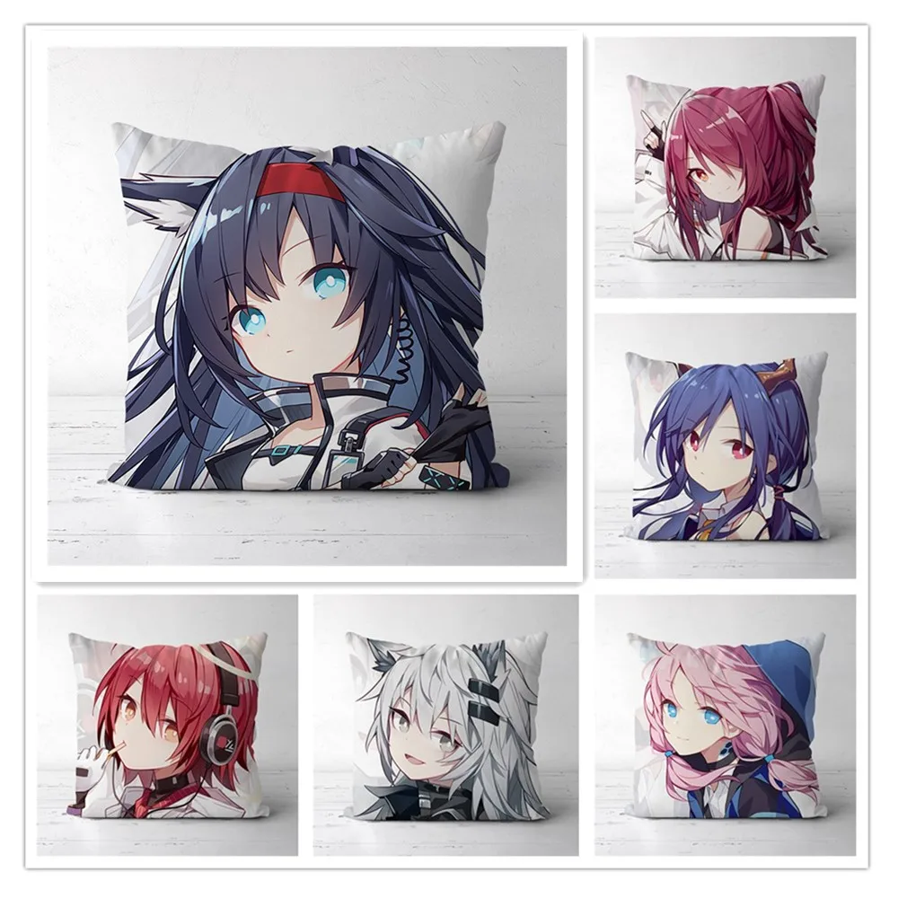 

Arknights Two Sides Decor Pillow Cushion Case Cover