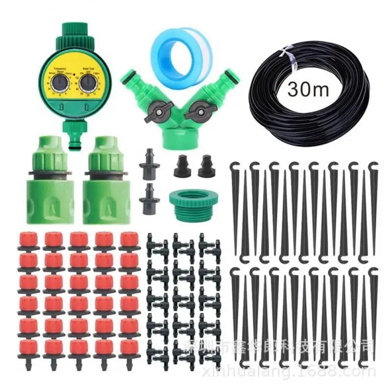 

10-50M Watering System With Timer Micro Drippers For Irrigation Drip Irrigation System Watering Set Water Plant System Automatic