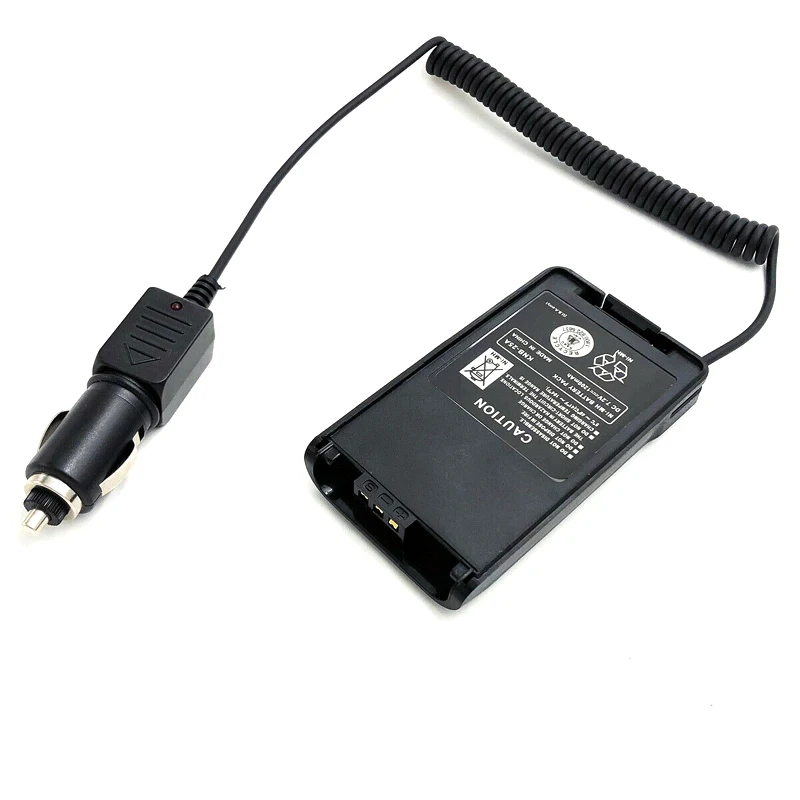 KNB25A 12/24V Car Charger Battery Eliminator Adapter For KENWOOD TK2140 TK3140 TK2160 TK3160 TK2170 TK3170 Radio for KNB-25A