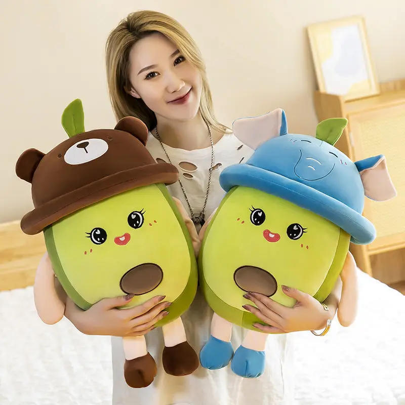 

45 см мультфильм авокадо Косплей Монстр животное плюшевая кукла мягкие игрушки
