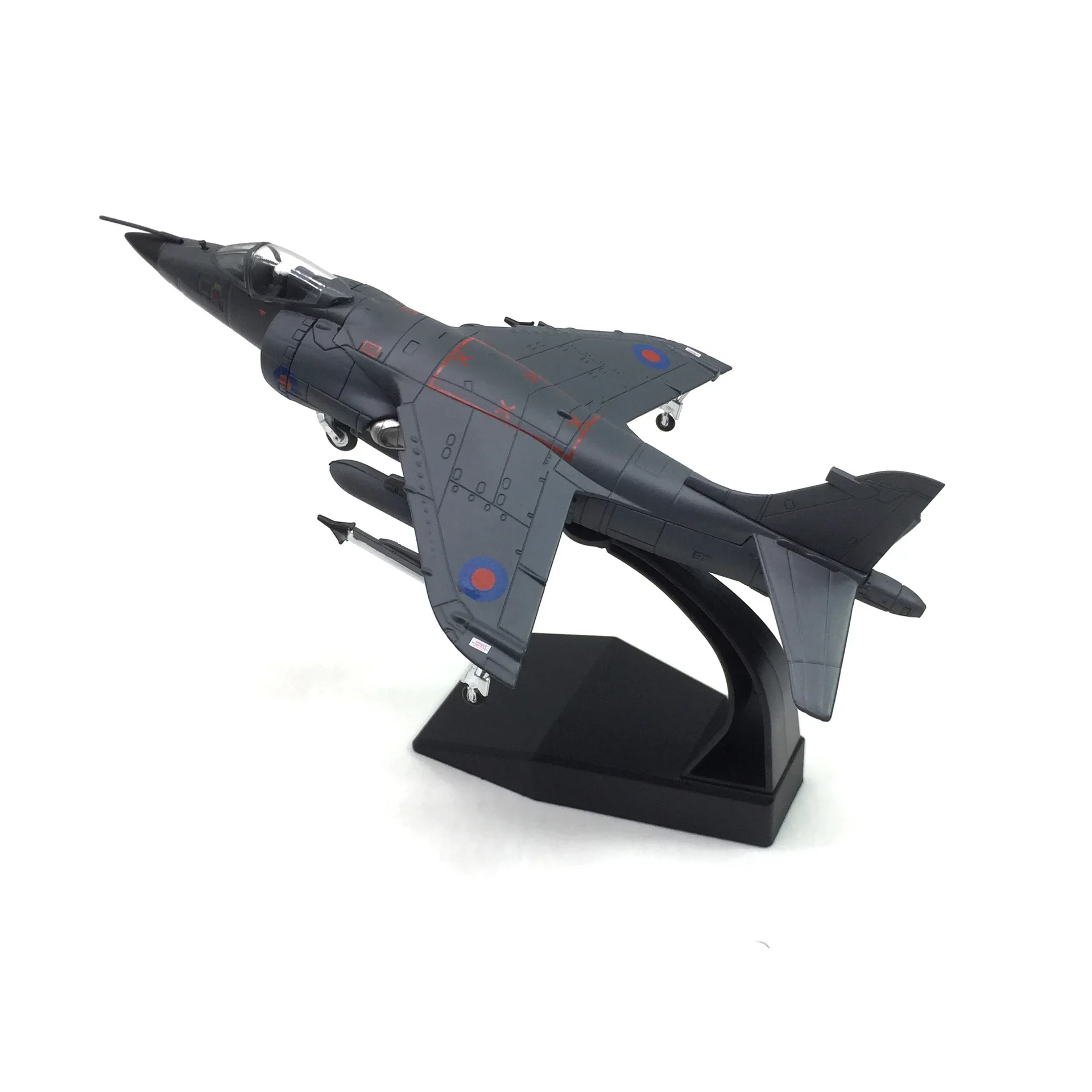 Масштаб 1:72 британский Harrier Jet вертикальный истребитель короткого действия модель