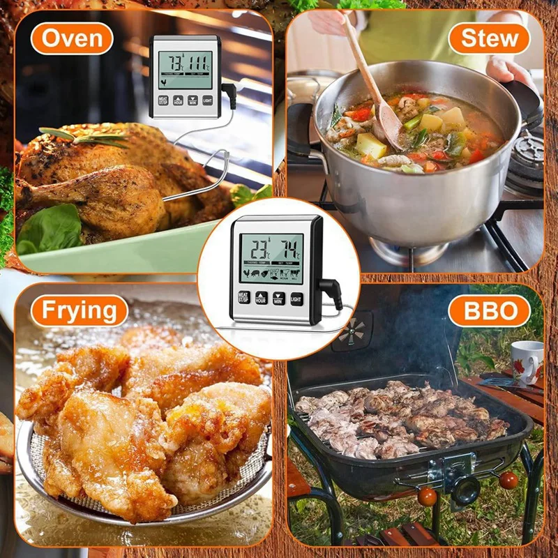Акция! 2 шт. TP710 цифровой термометр для приготовления мяса большой еды с