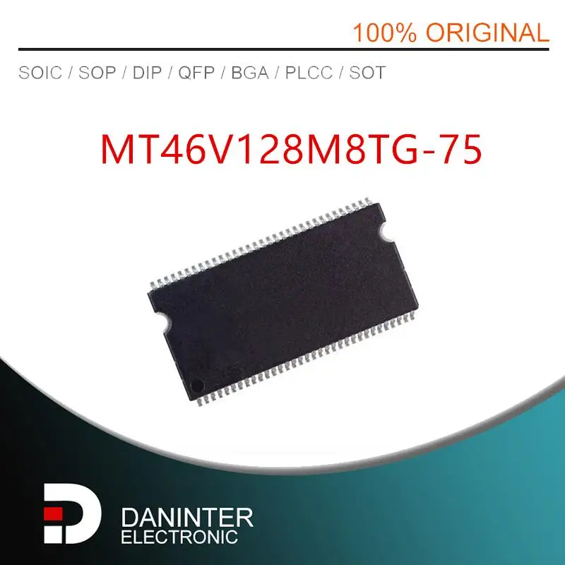 MT46V128M8TG-75 MT46V128M8 MT46V128M8TG TSOP66 5 шт./лот