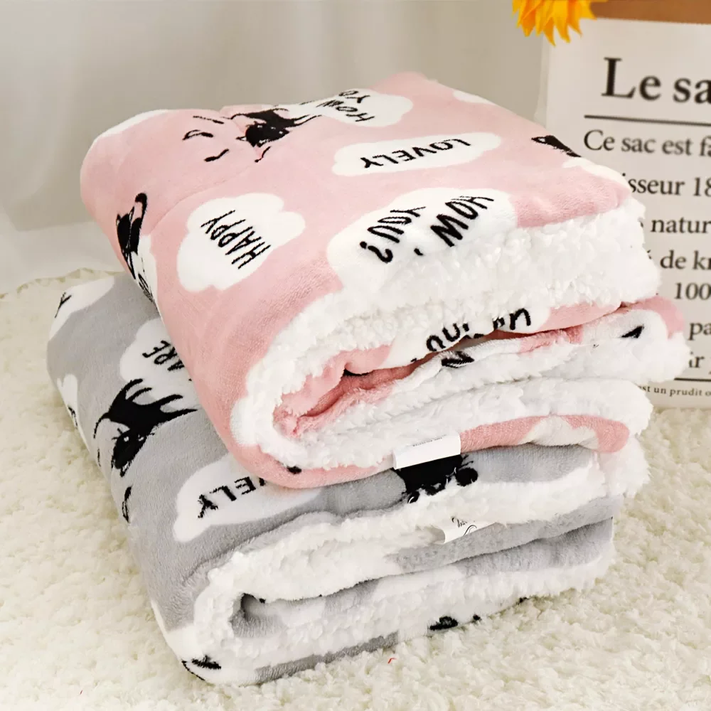 

NEW2023 Winter Dog Bed Pet Blanket Pet Sleeping Mat Warm Cat Dog Bed Cover Pet Sofa Cushion Mattress For Small Dogs Chihuahua Bu