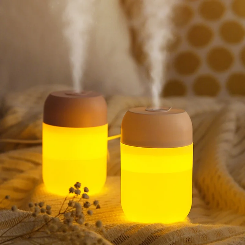 

Led Lamp Air Humidifier Portable Usb Aroma Essential Oil Diffuser Smart Timing Cool Mist Sprayer for Home Bedroom High Quality